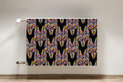 Magnetische radiatormat Tribale kunst