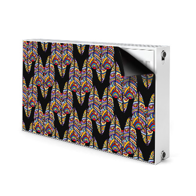 Magnetische radiatormat Tribale kunst