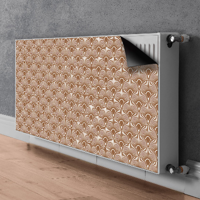 Magnetische radiatormat Art deco-stijl