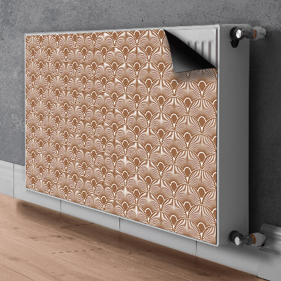 Magnetische radiatormat Art deco-stijl