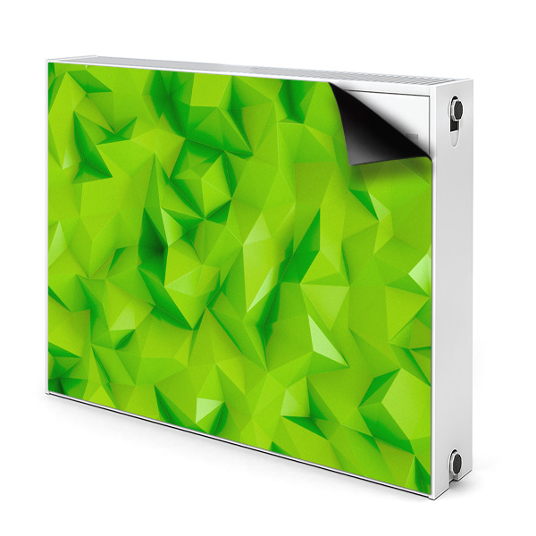 Decoratieve radiatormat Abstractie groen