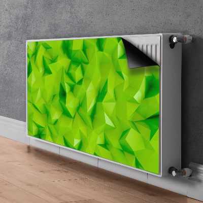 Decoratieve radiatormat Abstractie groen