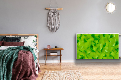 Decoratieve radiatormat Abstractie groen