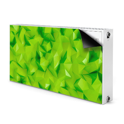 Decoratieve radiatormat Abstractie groen
