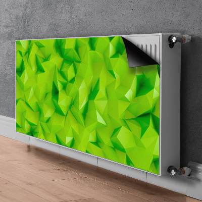 Decoratieve radiatormat Abstractie groen
