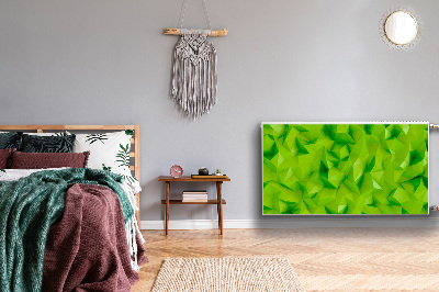 Decoratieve radiatormat Abstractie groen