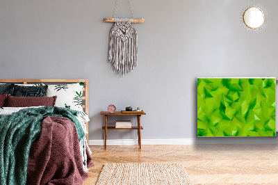 Decoratieve radiatormat Abstractie groen