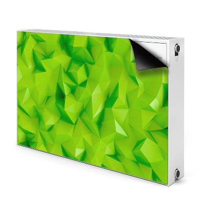 Decoratieve radiatormat Abstractie groen