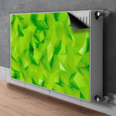Decoratieve radiatormat Abstractie groen