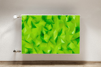 Decoratieve radiatormat Abstractie groen