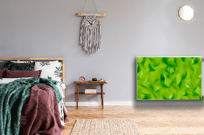 Decoratieve radiatormat Abstractie groen
