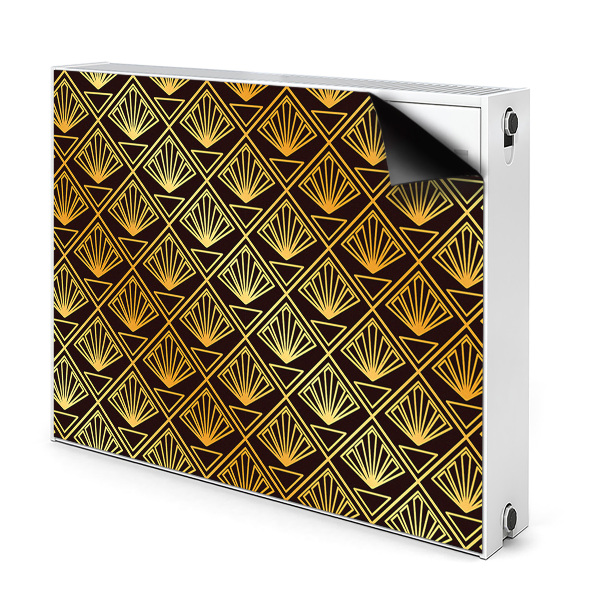 Magnetische radiatormat Art deco-stijl