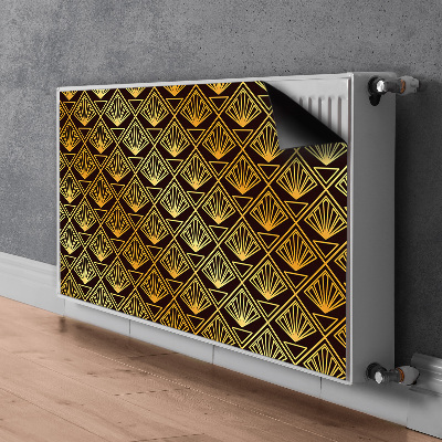 Magnetische radiatormat Art deco-stijl