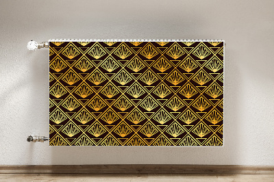 Magnetische radiatormat Art deco-stijl