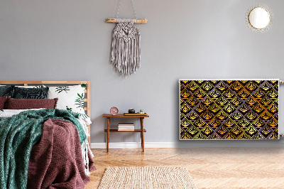 Magnetische radiatormat Art deco-stijl