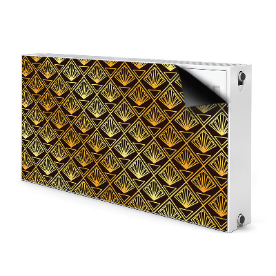 Magnetische radiatormat Art deco-stijl
