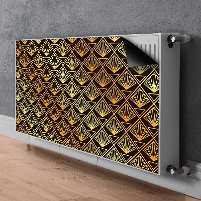 Magnetische radiatormat Art deco-stijl