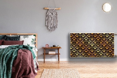 Magnetische radiatormat Art deco-stijl