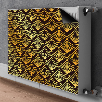 Magnetische radiatormat Art deco-stijl