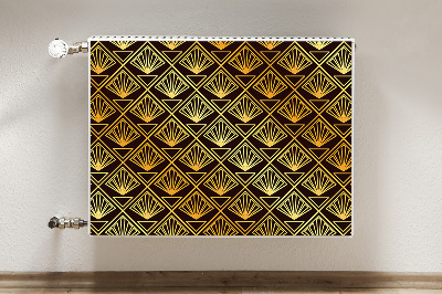 Magnetische radiatormat Art deco-stijl