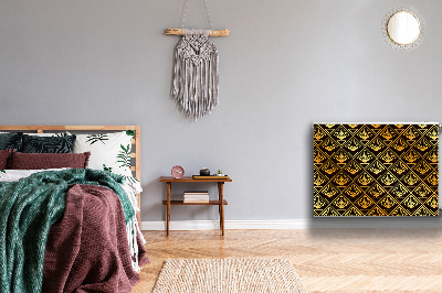 Magnetische radiatormat Art deco-stijl