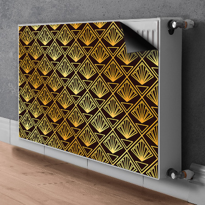 Magnetische radiatormat Art deco-stijl