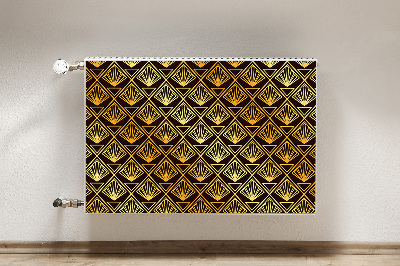 Magnetische radiatormat Art deco-stijl
