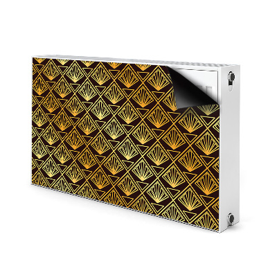 Magnetische radiatormat Art deco-stijl