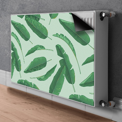Magnetische bedrukte mat Bananen bladeren