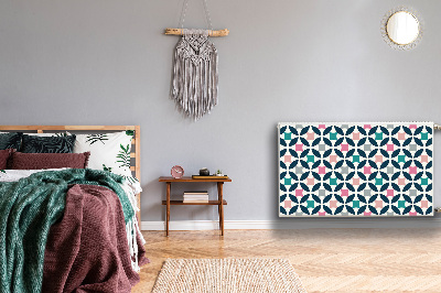 Magnetische mat voor de radiator Pastel retro patroon