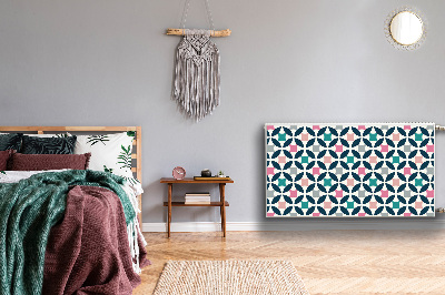 Magnetische mat voor de radiator Pastel retro patroon