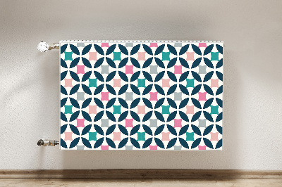 Magnetische mat voor de radiator Pastel retro patroon