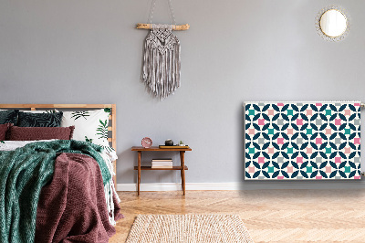 Magnetische mat voor de radiator Pastel retro patroon