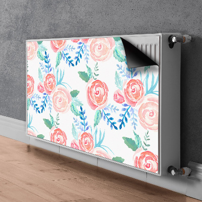 Magnetische bedrukte mat Heldere bloemen