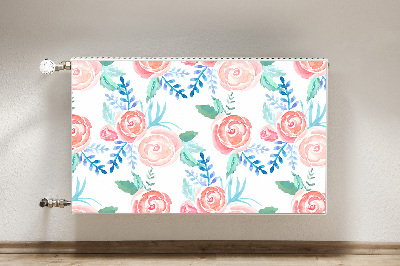 Magnetische bedrukte mat Heldere bloemen