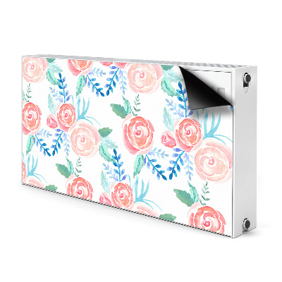 Magnetische bedrukte mat Heldere bloemen