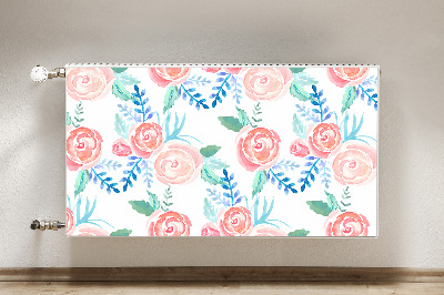 Magnetische bedrukte mat Heldere bloemen