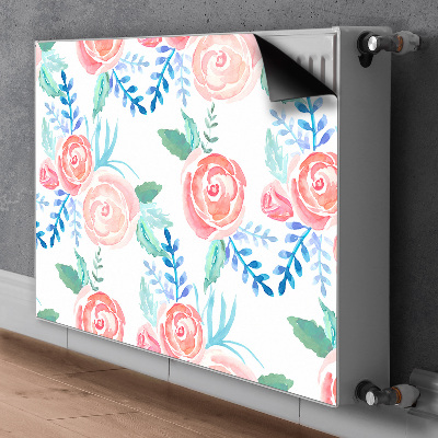 Magnetische bedrukte mat Heldere bloemen