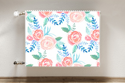 Magnetische bedrukte mat Heldere bloemen