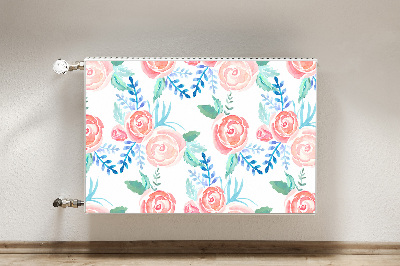 Magnetische bedrukte mat Heldere bloemen