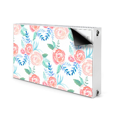 Magnetische bedrukte mat Heldere bloemen