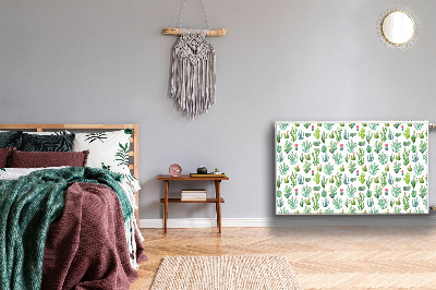 Magnetische mat voor de radiator Kleine cactussen