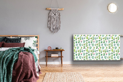 Magnetische mat voor de radiator Kleine cactussen