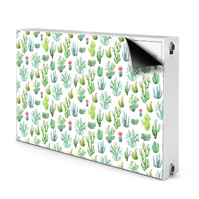 Magnetische mat voor de radiator Kleine cactussen