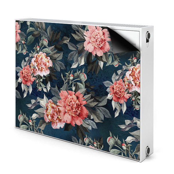 Decoratieve radiatormat Rode pioenen