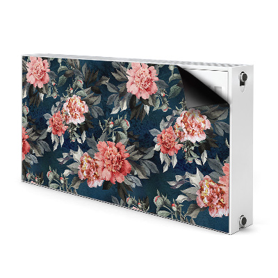 Decoratieve radiatormat Rode pioenen