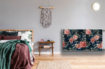 Decoratieve radiatormat Rode pioenen