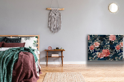 Decoratieve radiatormat Rode pioenen
