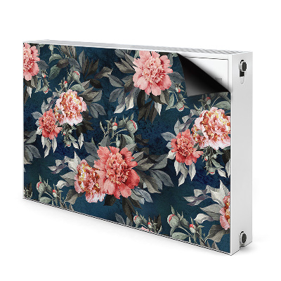 Decoratieve radiatormat Rode pioenen