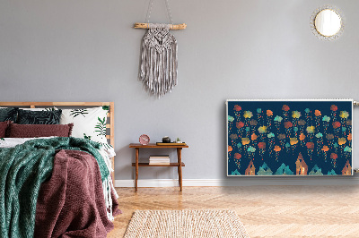 Magnetische bedrukte mat Kleurrijke huizen
